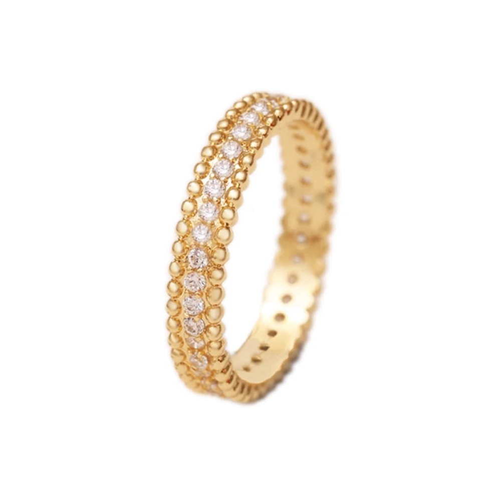 Ring, band, gold ring, cz ring